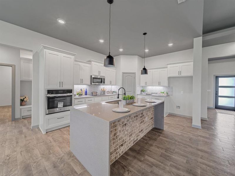 Furnished interior view inside a new home in , Celeste (Image 6).
