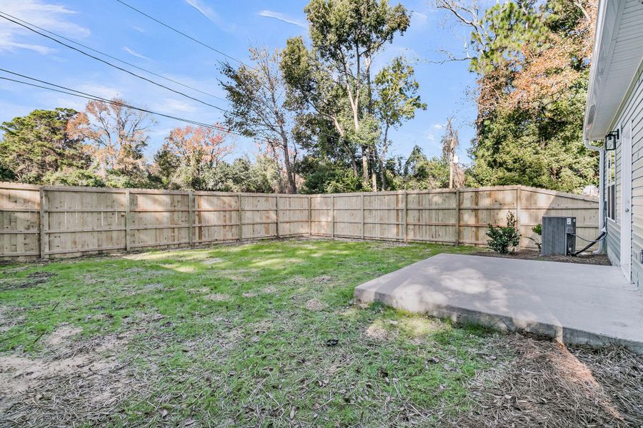 Exterior details and patio area of a home in , North Charleston (Image 30).