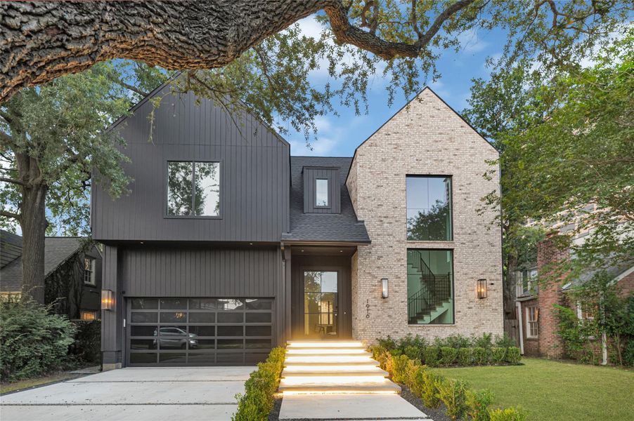 Front exterior of a new home in , Houston, TX, highlighting curb appeal (Image 15). Front exterior of a new home in , Houston, TX, highlighting curb appeal (Image 15).