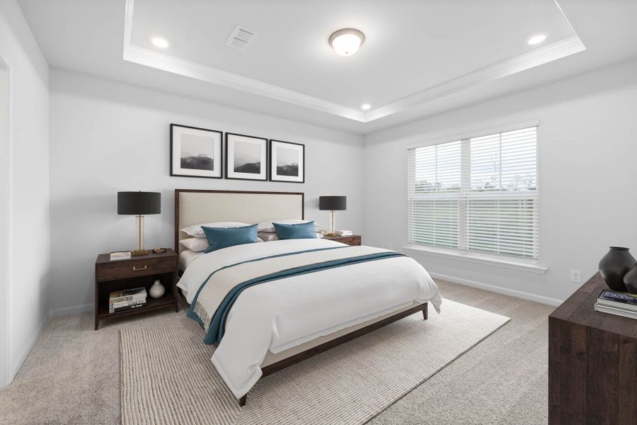 Furnished interior view inside a new home in Huxley, Apex (Image 10).