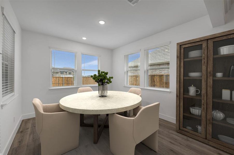 Furnished interior view inside a new home in Timberbrook, Justin (Image 27).
