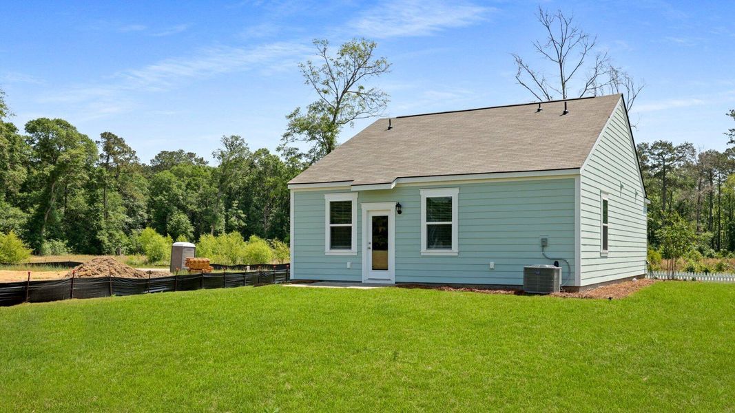 Front exterior of a new home in North Shore, Summerton, SC, highlighting curb appeal (Image 20).