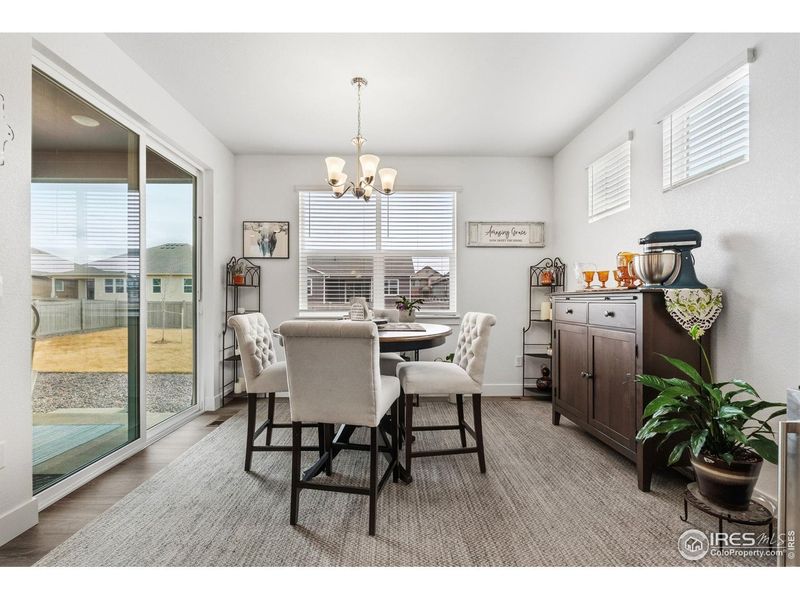 Furnished interior view inside a new home in Vantage, Berthoud (Image 8). Furnished interior view inside a new home in Vantage, Berthoud (Image 8).