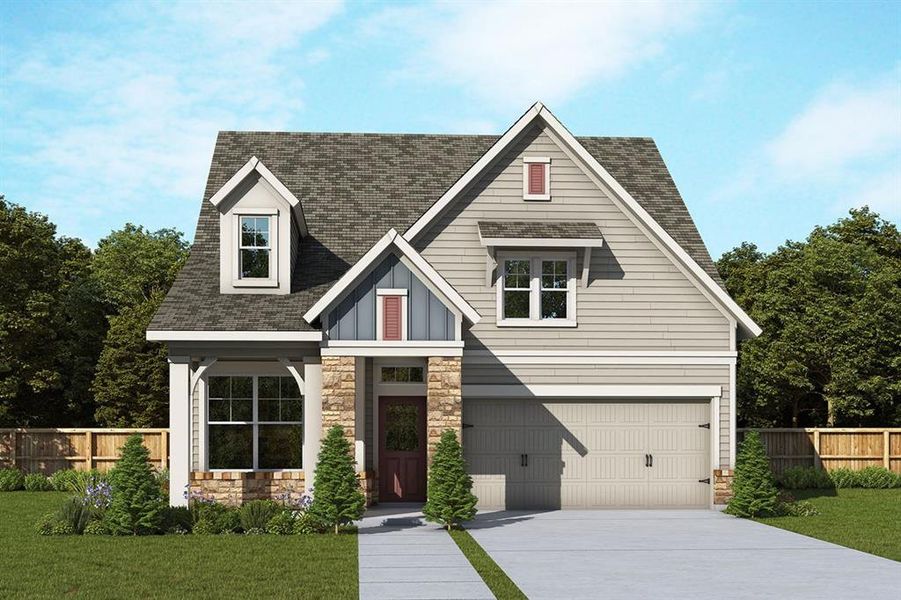 Welcome to The Dunlap by David Weekley Homes. **HOME ESTIMATED TO BE COMPLETE JUNE 2025**