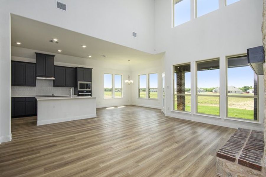 Representative unfurnished interior of a home built from the The Cottonwood by Sumeer Homes in Stone Henge II, Sanger (Image 14). Representative unfurnished interior of a home built from the The Cottonwood by Sumeer Homes in Stone Henge II, Sanger (Image 14).