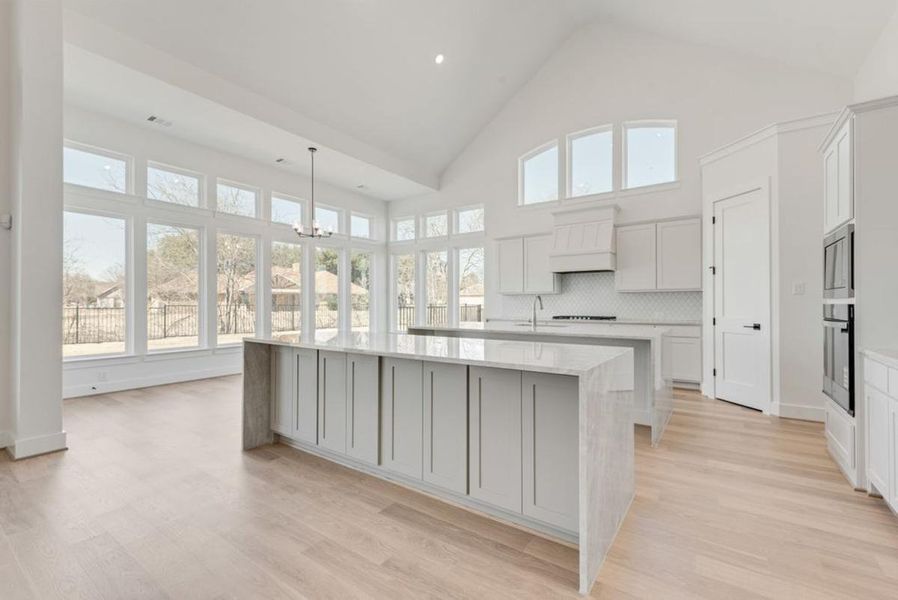 Representative furnished interior of a home built from the Grand Reserve by Grand Homes in Heath Golf & Yacht Club, Heath (Image 6).