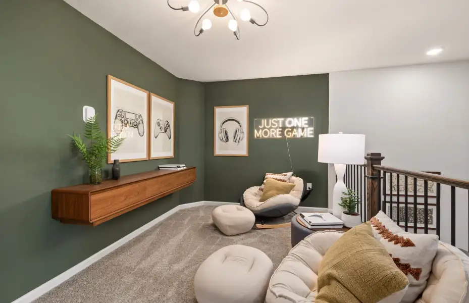 Furnished interior view inside a new home in The Preserve at Marks Creek, Knightdale (Image 11).