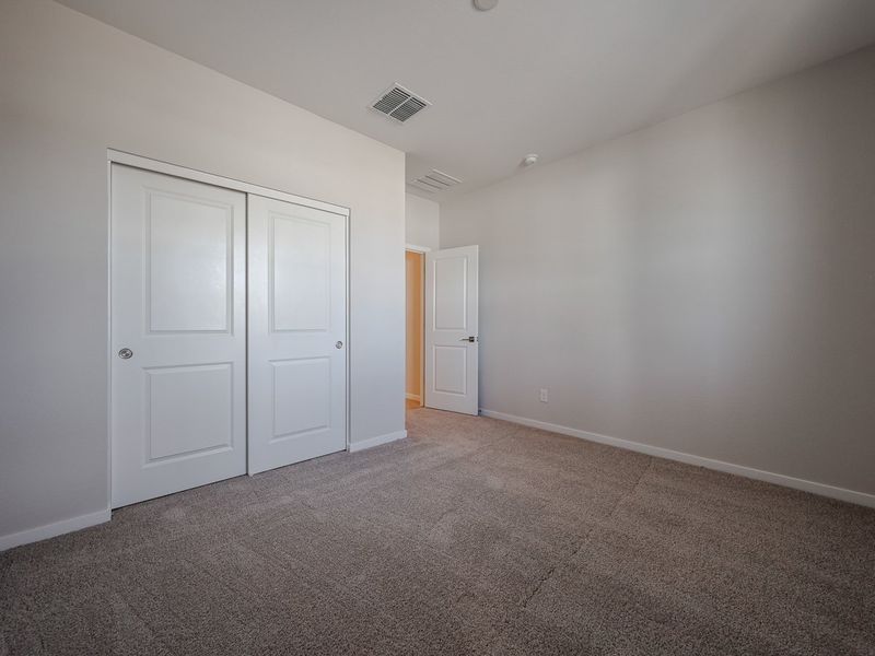 A room with white doors. A room with white doors.