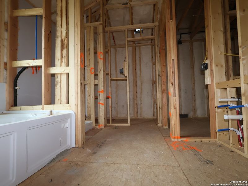 In-progress construction of a new home in Winding Brook, San Antonio, TX (Image 25).