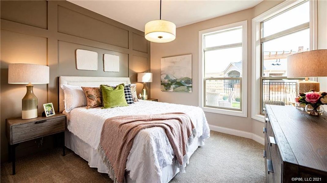 Furnished interior view inside a new home in The Courtyards at Redbud Lane, Holly Springs (Image 10).