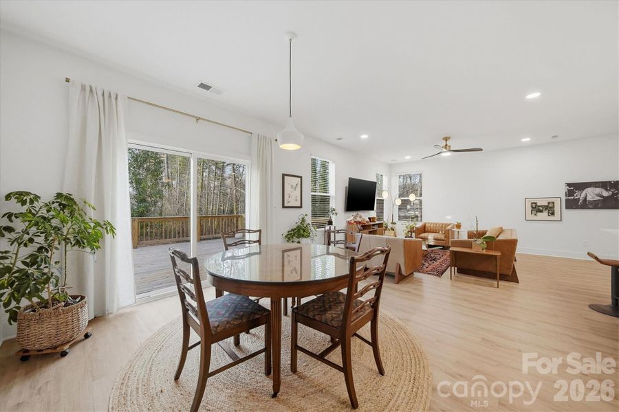 Furnished interior view inside a new home in , Conover (Image 6).