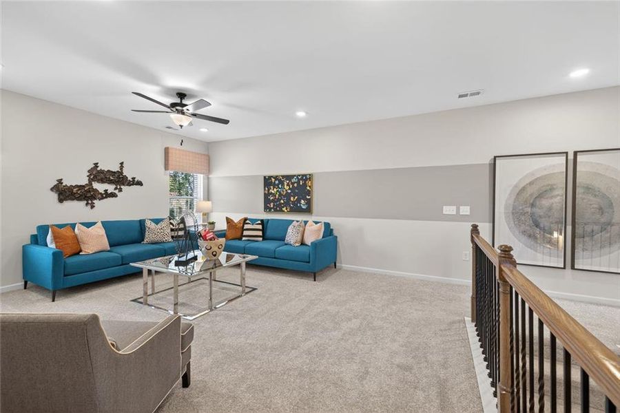 Furnished interior view inside a new home in Allen Manor, Hoschton (Image 16).