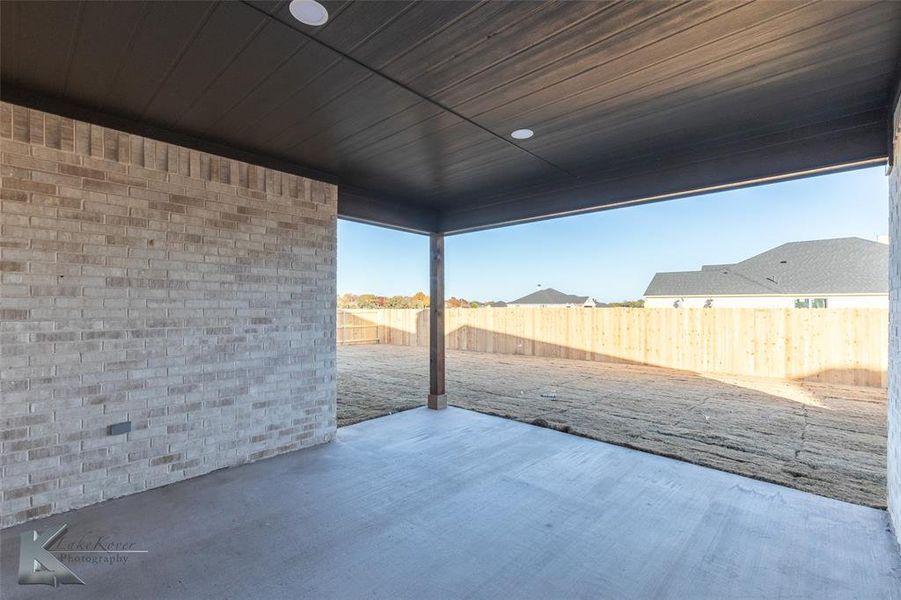 Exterior details and patio area of a home in , Abilene (Image 3).