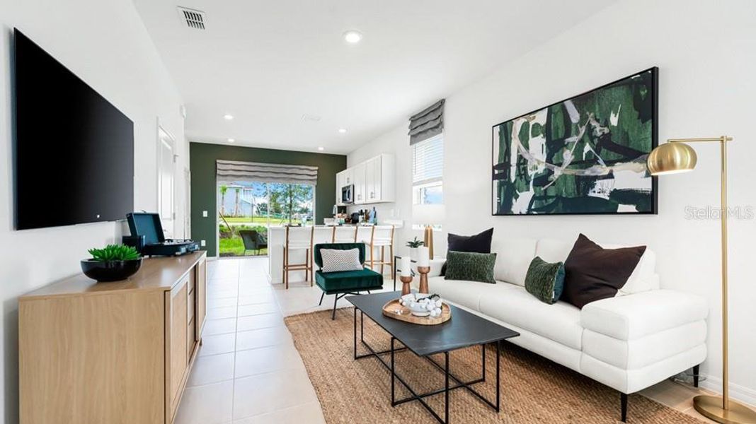 Furnished interior view inside a new home in Firethorn, Parrish (Image 11).