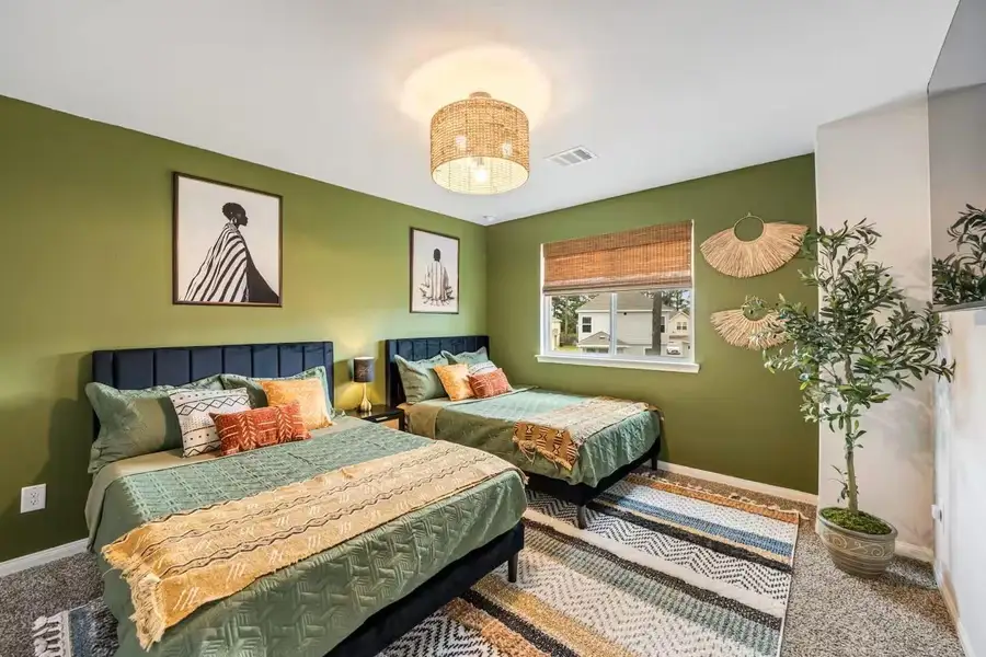 Furnished interior view inside a new home in Imperial Heights, Houston (Image 11). Furnished interior view inside a new home in Imperial Heights, Houston (Image 11).