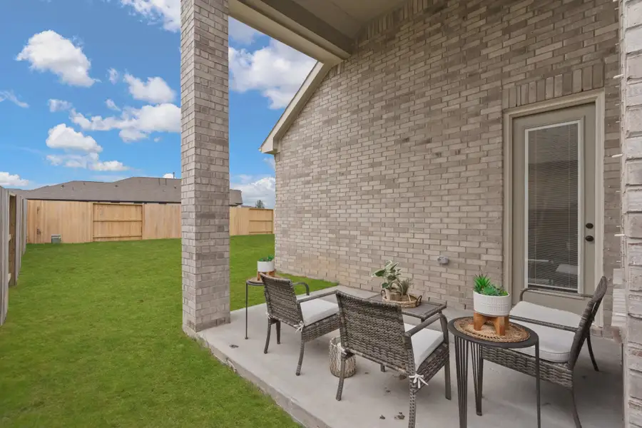 Representative exterior details of a home built from the Viola by Chesmar Homes in Brookewater 45's, Rosenberg (Image 3).