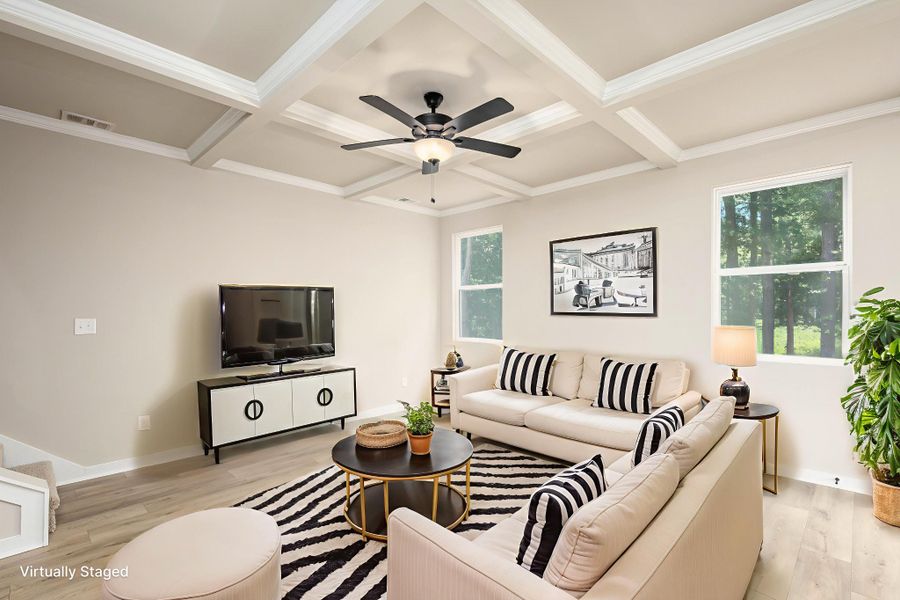 Furnished interior view inside a new home in Woodland Farms, Dickson (Image 8). Furnished interior view inside a new home in Woodland Farms, Dickson (Image 8).