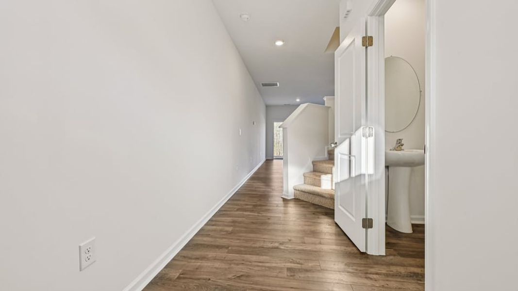 Spacious, unfurnished interior of a new home in Chapel Townes, Raleigh (Image 13).