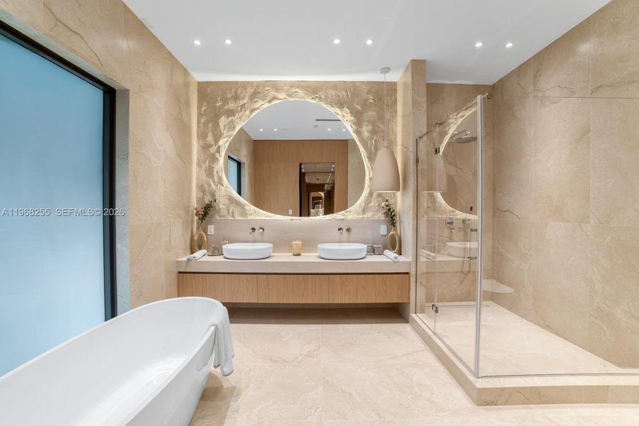 Furnished interior view inside a new home in , Miami (Image 13).