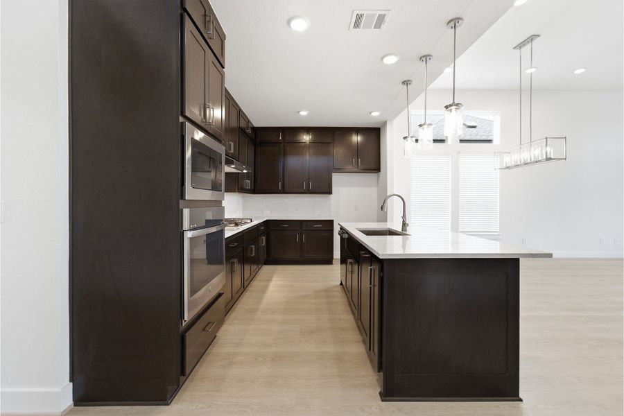 Furnished interior view inside a new home in Santa Rita Ranch, Liberty Hill (Image 7).