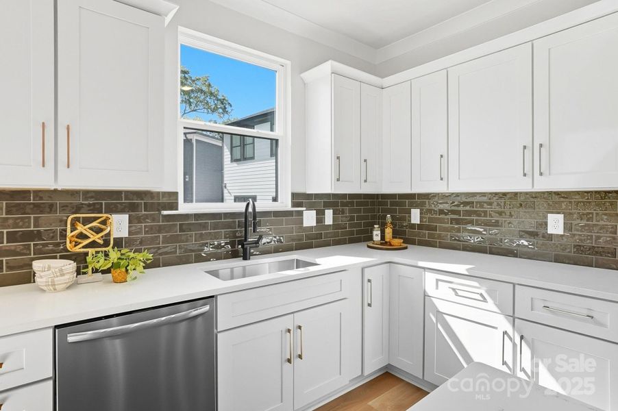 Furnished interior view inside a new home in , Charlotte (Image 32).