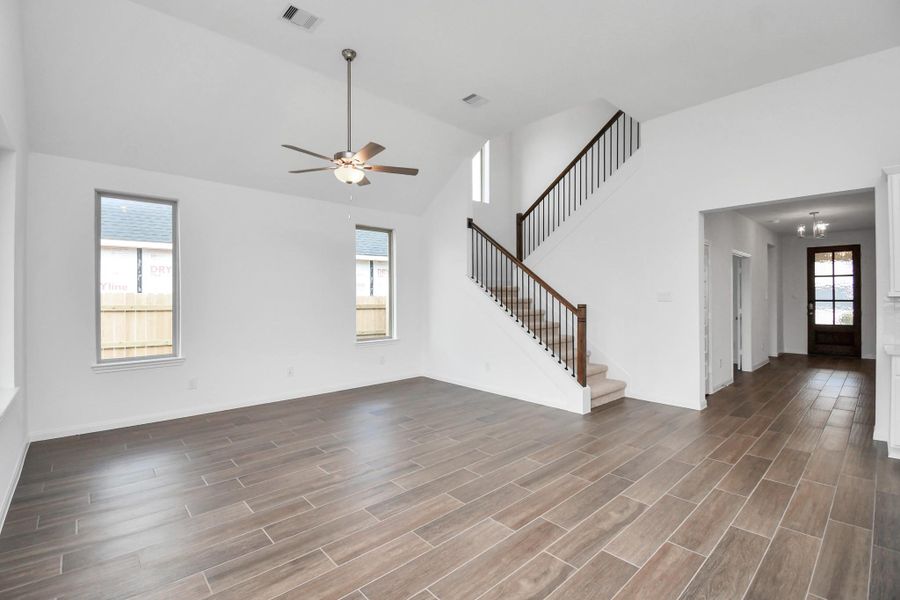 Spacious, unfurnished interior of a new home in 50' Traditional Homes at Elyson, Katy (Image 13). Spacious, unfurnished interior of a new home in 50' Traditional Homes at Elyson, Katy (Image 13).