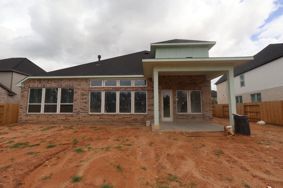 In-progress construction of a new home in Clopton Farms, Montgomery, TX (Image 5).