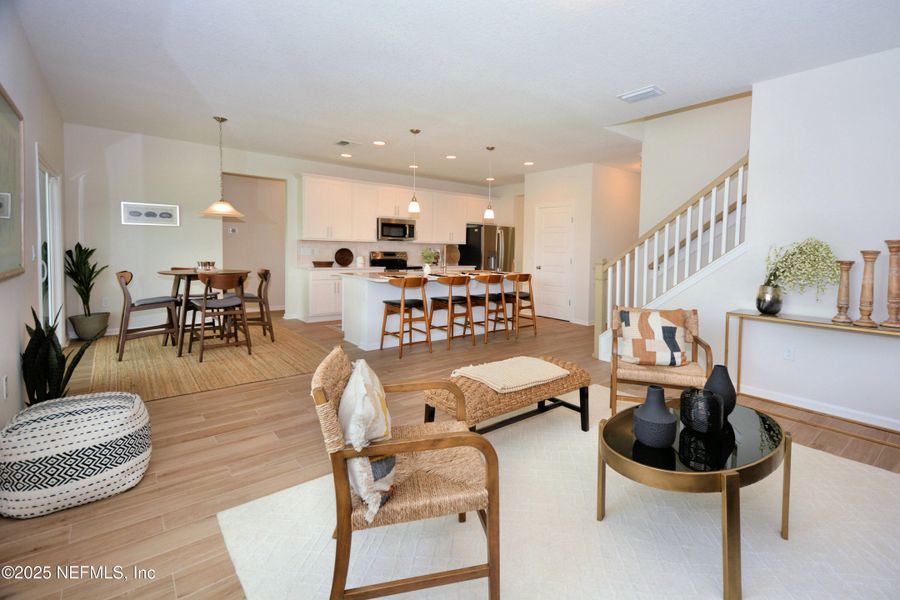Furnished interior view inside a new home in , Jacksonville (Image 13).