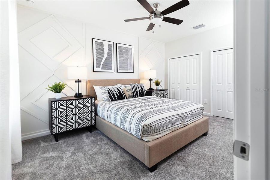 Furnished interior view inside a new home in , Clermont (Image 9).