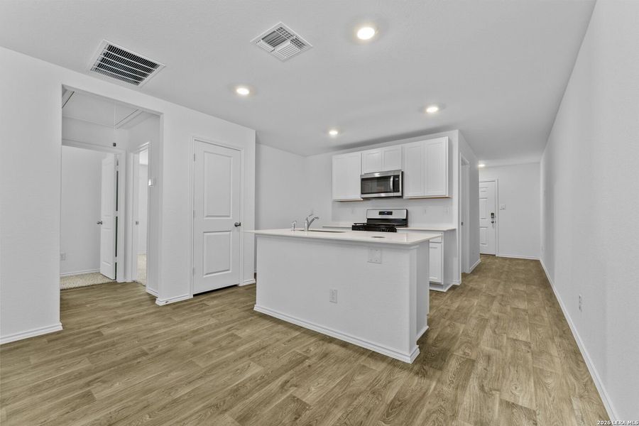 Furnished interior view inside a new home in Preserve at Medina, Von Ormy (Image 9). Furnished interior view inside a new home in Preserve at Medina, Von Ormy (Image 9).