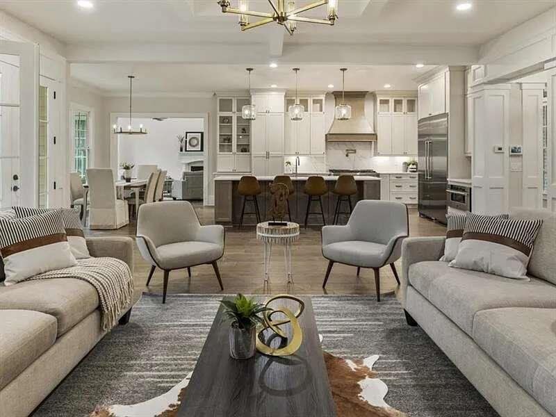 Furnished interior view inside a new home in , Woodstock (Image 8).