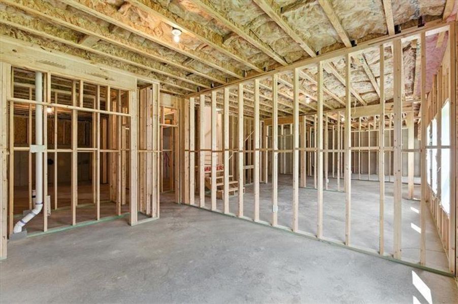 In-progress construction of a new home in , Rome, GA (Image 57).