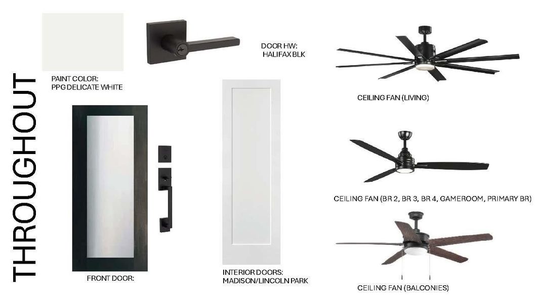 Sample of building materials used in homes in The Grove, Austin (Image 17). Sample of building materials used in homes in The Grove, Austin (Image 17).
