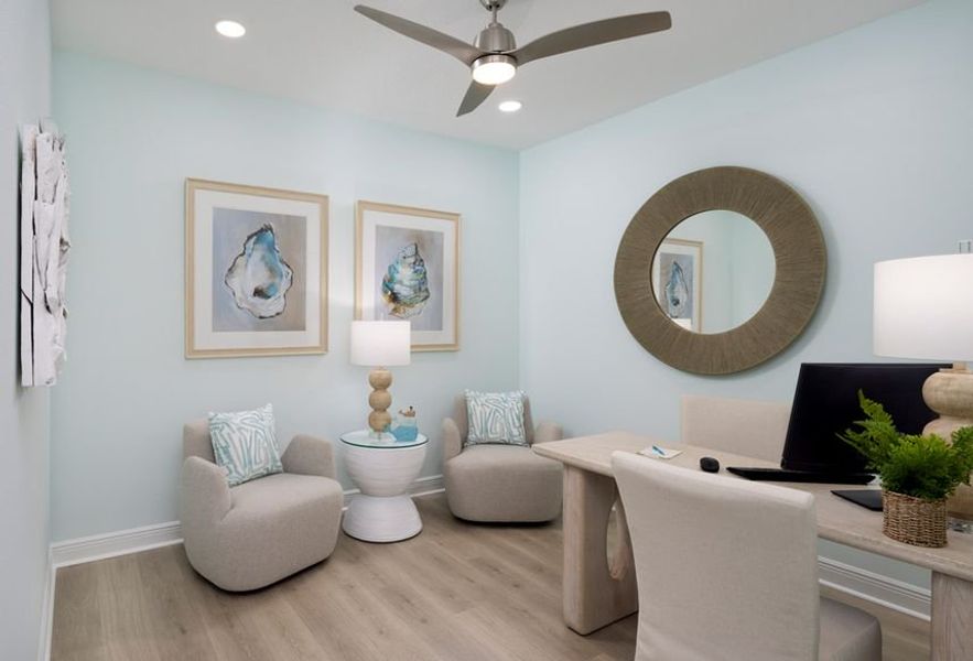 Representative furnished interior of a home built from the Mango by Minto Communities in Latitude Margaritaville Watersound, Panama City Beach (Image 6). Representative furnished interior of a home built from the Mango by Minto Communities in Latitude Margaritaville Watersound, Panama City Beach (Image 6).