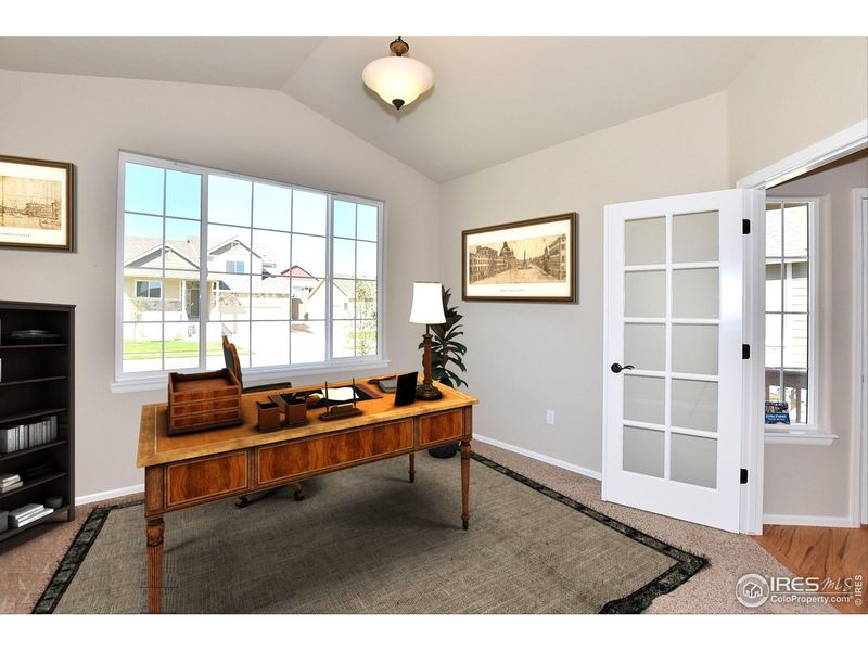 Furnished interior view inside a new home in Union Colony West, Greeley (Image 16).