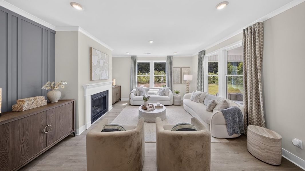 Furnished interior view inside a new home in Westport, York (Image 11).
