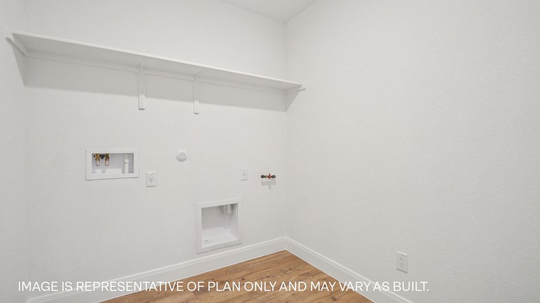 Representative unfurnished interior of a home built from the The Westley by D.R. Horton in Railhead, Cedar Creek (Image 26).