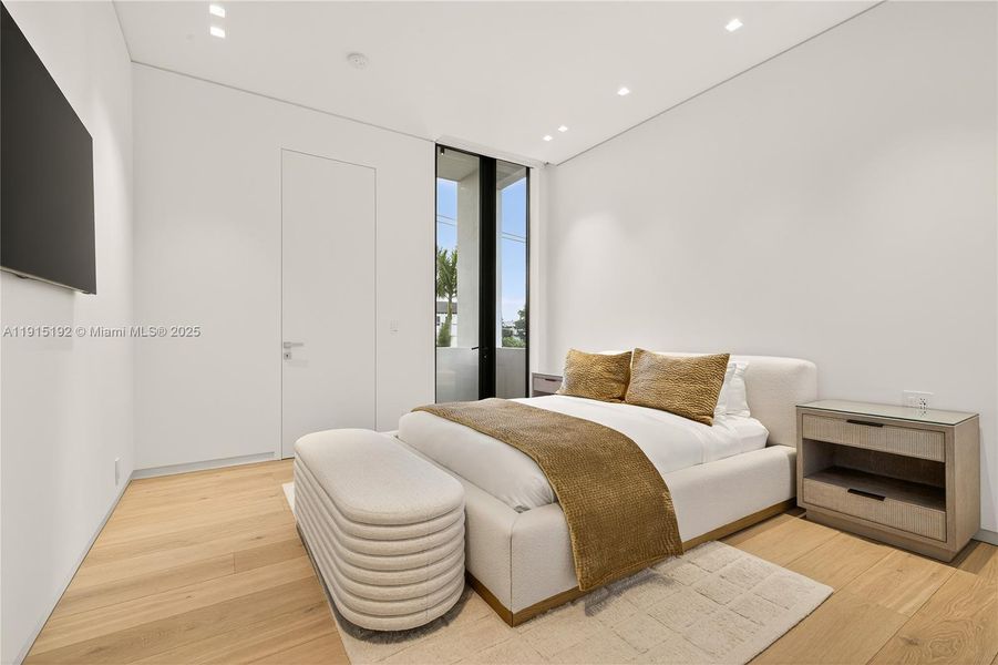 Furnished interior view inside a new home in , Miami Beach (Image 9). Furnished interior view inside a new home in , Miami Beach (Image 9).