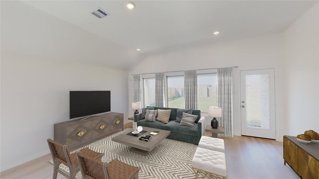 Furnished interior view inside a new home in Monarch Landing, Needville (Image 7).