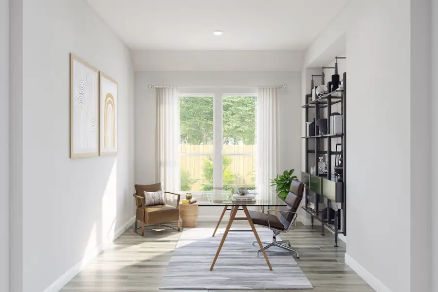 Representative furnished interior of a home built from the Starling by Tri Pointe Homes in Oakhill Reserve, Tomball (Image 4).