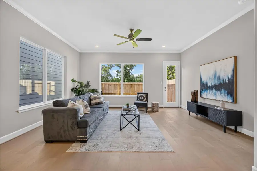 Furnished interior view inside a new home in , Houston (Image 28).