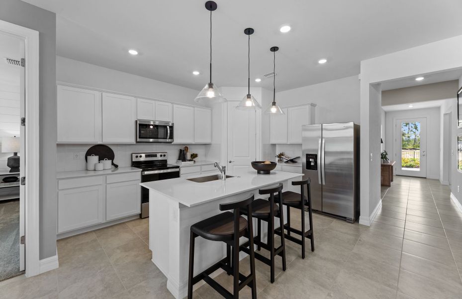 Kitchen with designer finishes Kitchen with designer finishes