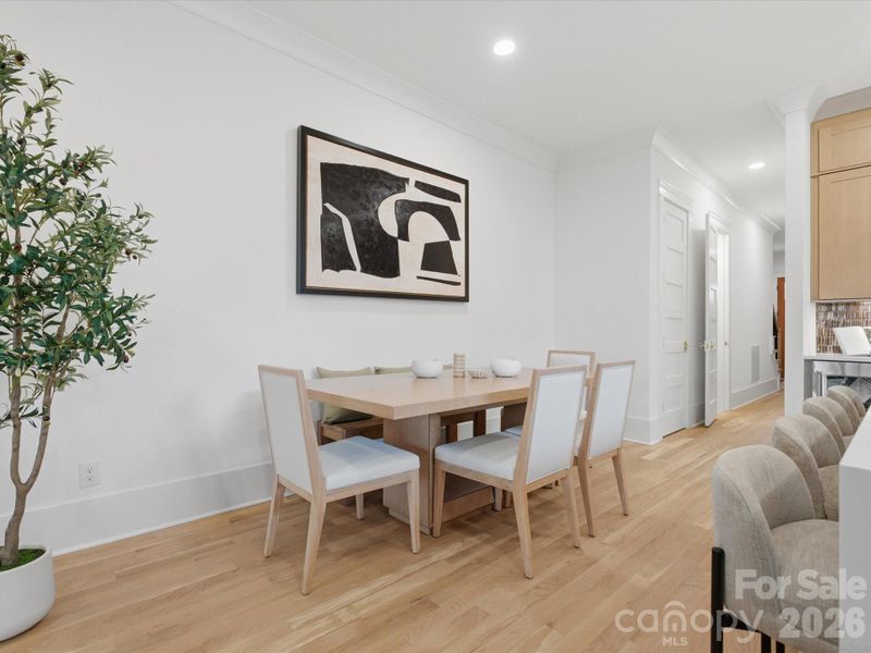 Furnished interior view inside a new home in , Charlotte (Image 37).