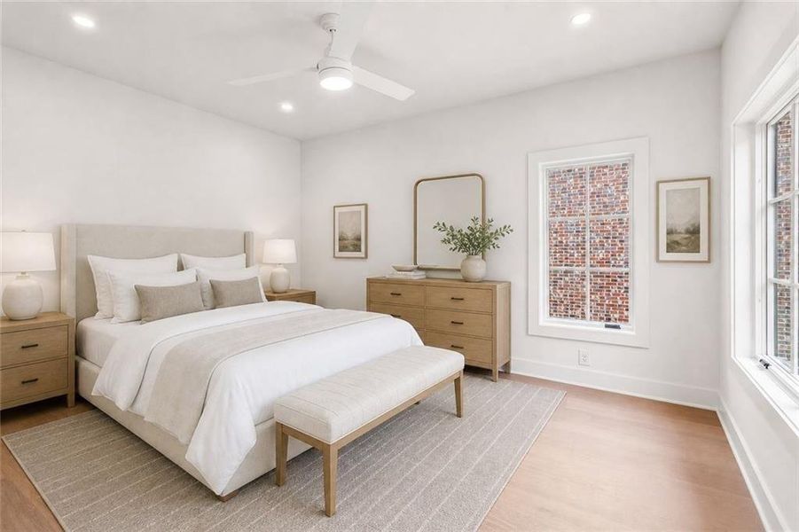 Furnished interior view inside a new home in , Atlanta (Image 14).