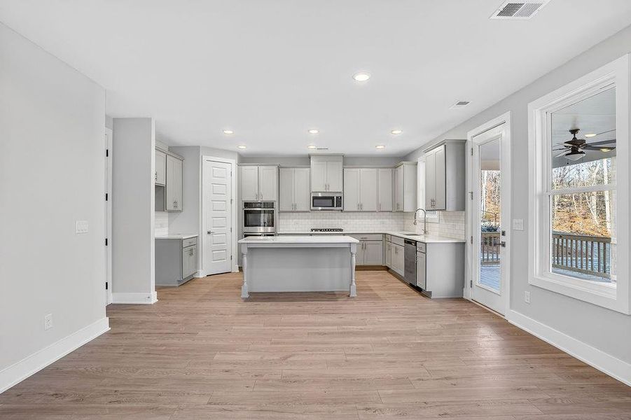 Furnished interior view inside a new home in , Gainesville (Image 8).