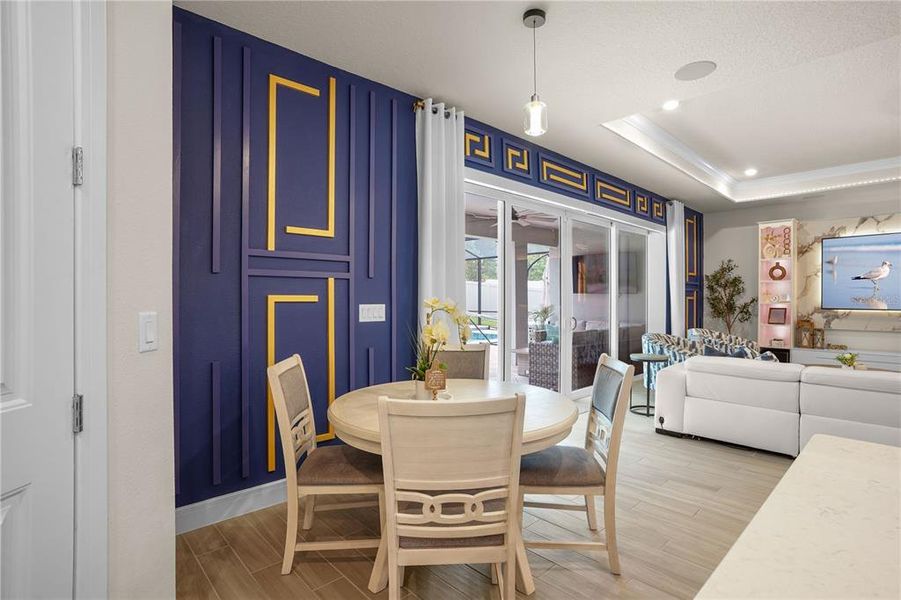 Furnished interior view inside a new home in Winding Meadows, Apopka (Image 44).
