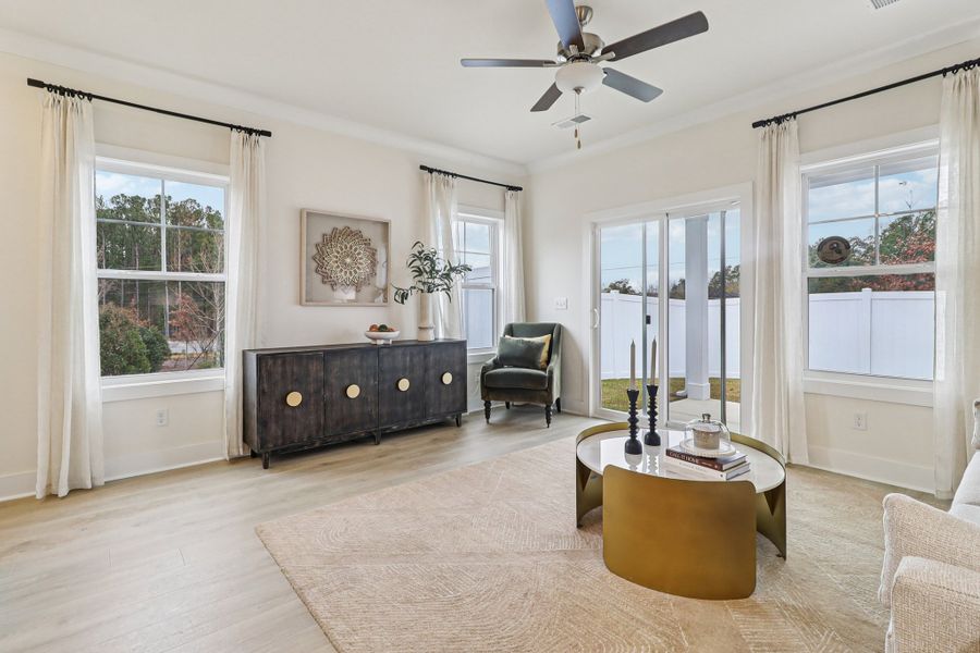 Representative furnished interior of a home built from the Southern Breeze by Great Southern Homes in Walker’s Trail, Lexington (Image 11). Representative furnished interior of a home built from the Southern Breeze by Great Southern Homes in Walker’s Trail, Lexington (Image 11).