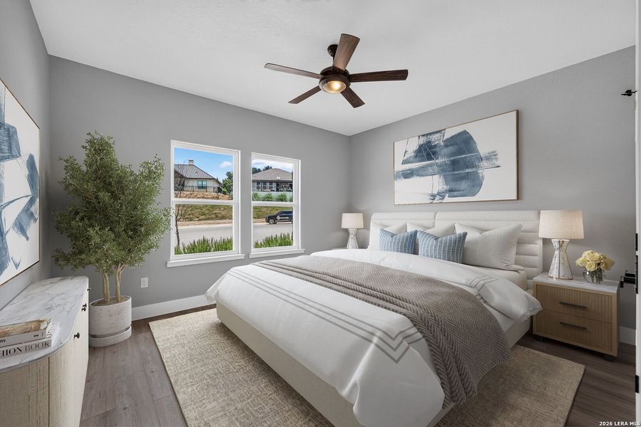 Furnished interior view inside a new home in , Kerrville (Image 37).