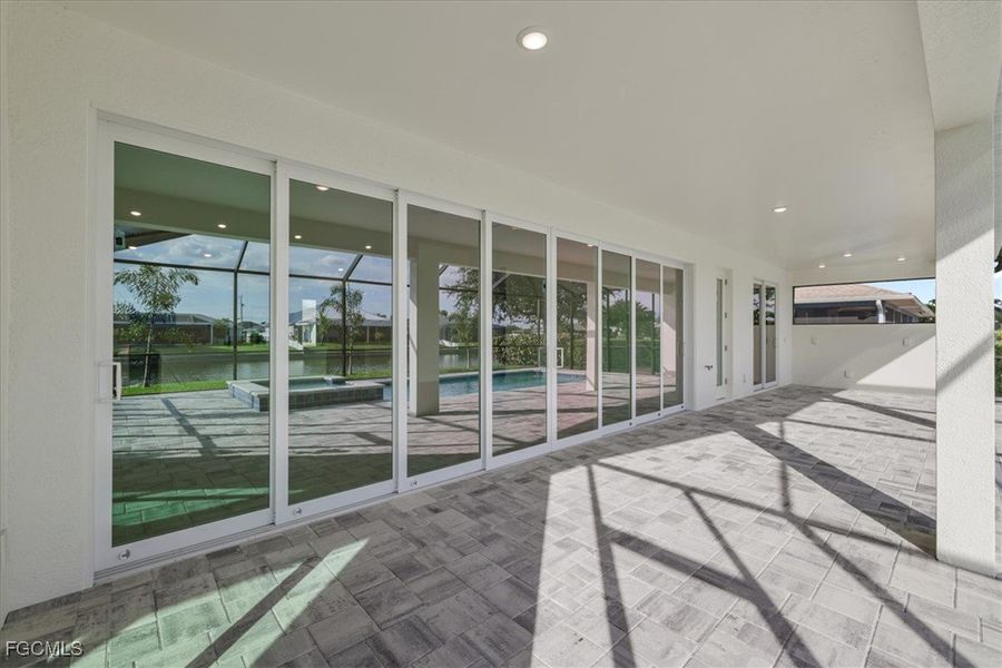 Exterior details and patio area of a home in Cape Coral, Cape Coral (Image 25).