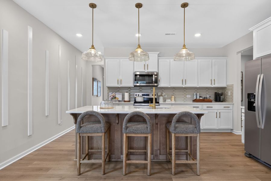 Furnished interior view inside a new home in The Ridge Townhomes, Monroe (Image 6).
